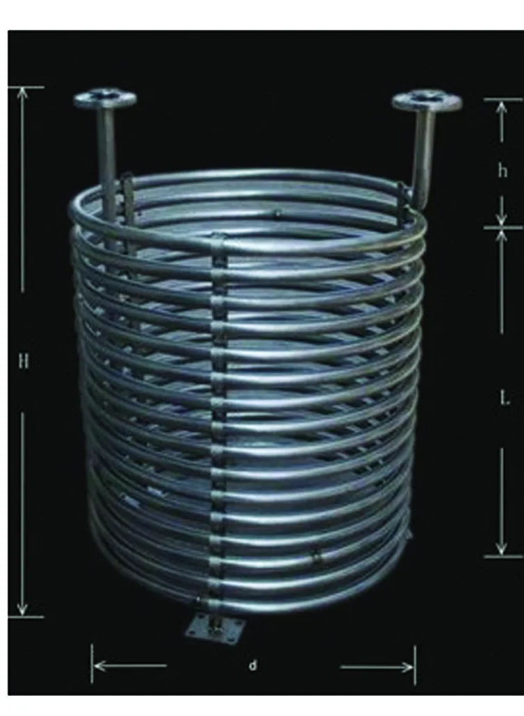 Cage-form steam coil tube